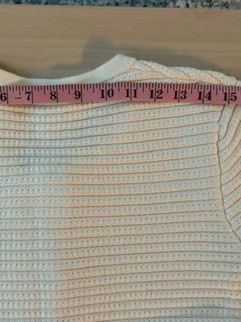 New Women's Hilary Radley Cream White Knitted Cardigan Button Front Sweater Med - Picture 11 of 11
